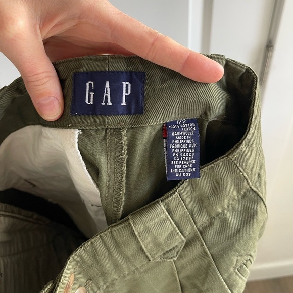 Vintage Gap Olive Green Pleated Trouser - 1/2 - Picture 3 of 3